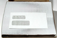 LOT Enveloppes Cheques / Bills  Double Window Security Envelopes