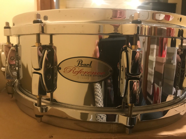 Pearl Reference Steel Snare 5.5x14 dans Percussions  à Longueuil/Rive Sud - Image 3