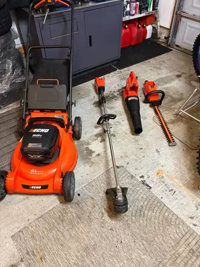 Echo 58V Lawn Care Package – Full Set w/ 2 Batteries & Charger, View more