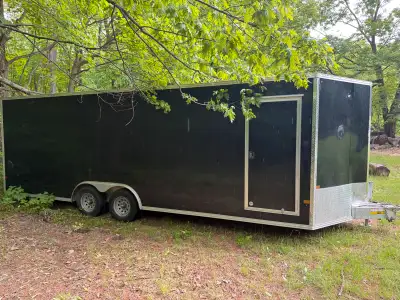 This 2022 Alcom Stealth 24-foot trailer is ready for your hauling needs. Being a used trailer, it's...