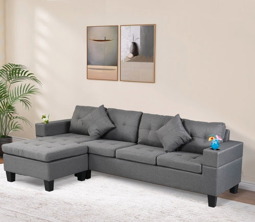 Huge Sales Savings 4-Seater Comfy Sectional Sofa Clearance Stock dans Sofas et futons  à Ouest de l’Île - Image 4