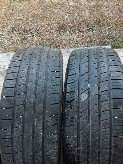 2 tires 215 / 45 / ZR 18 Hurcules Raptis R-T5. $120 obo.