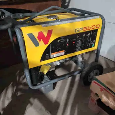 WACKER NEUSON GP 5600 GENERATOR in great working order and condition. Best in class for start up and...