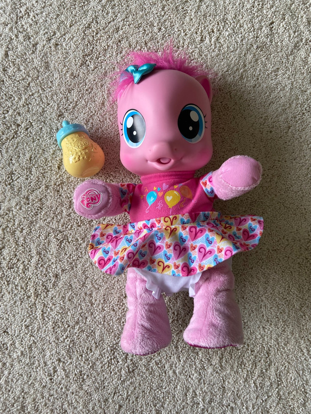 My Little Pony 12” So Soft Pinkie Pie Walking Talking Newborn in Toys in Winnipeg
