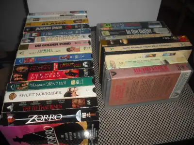 VHS Movie tapes, View more