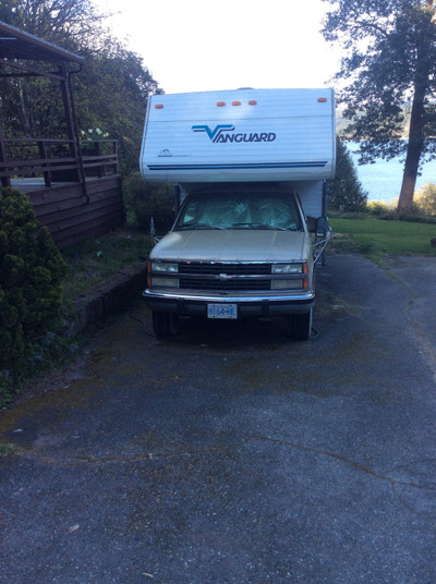 1993 Chevrolet Silverado truck and 1998 9 ft Vanguard camper