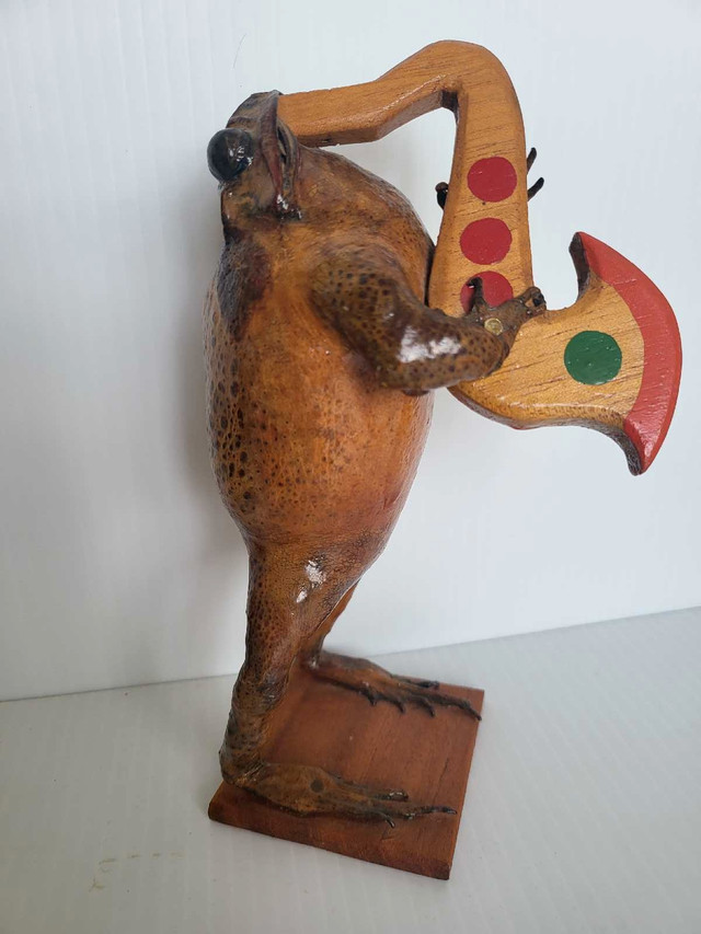 Beautiful taxidermy frog collectibles. in Arts & Collectibles in Markham / York Region - Image 2