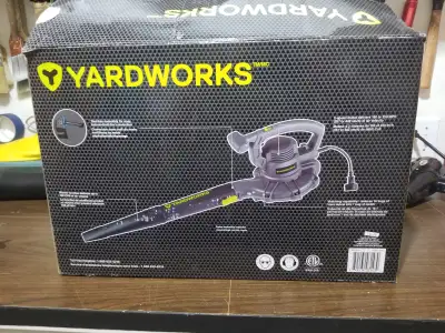 NEW...Yardworks Leaf Blower/Vacuum (Brampton), View more