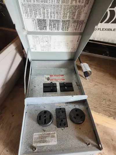 Cutler Hammer 50amp non metered Temporary Power disconnect. CHU1N7N4NS retails for 550 approx plus t...