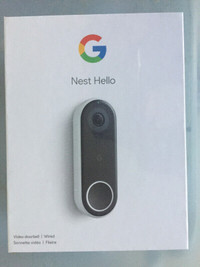 Google Nest Hello Video Doorbell, Sealed
