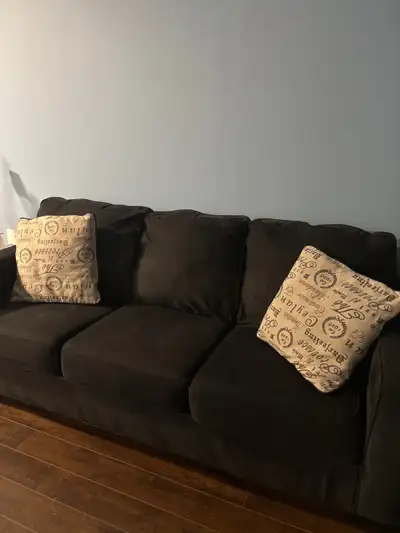 Couch and loveseat, View more