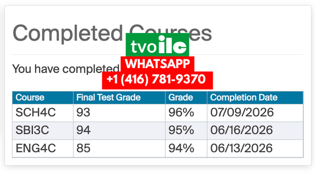 ILC TVO ASSIGNMENT HELP, HOMEWORK HELP, FULL COURSE HELP
