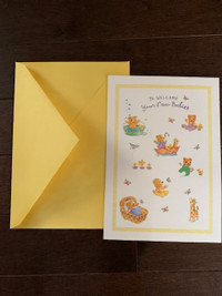 Greeting card for twins or more