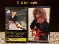 2x Tina Turner cassettes in great condition.