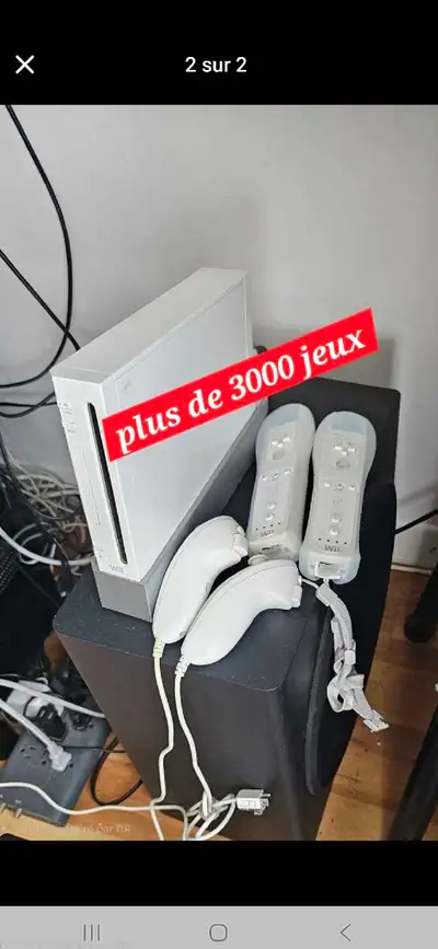 wii Complete A1 avec plus de 3000 jeux.LIRE DESCRIPTION, View more