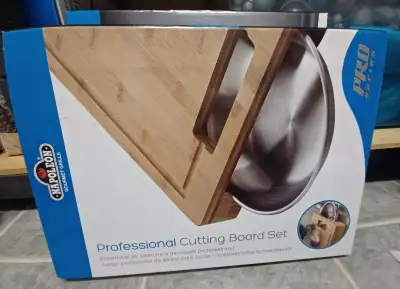 Napolean cutting board with bowl, View more