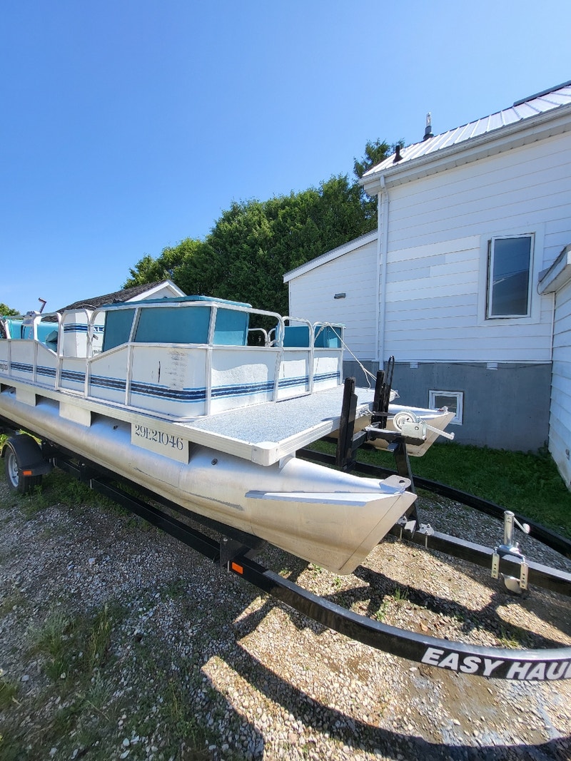 Pontoon Boat For Sale Powerboats & Motorboats Sudbury Kijiji