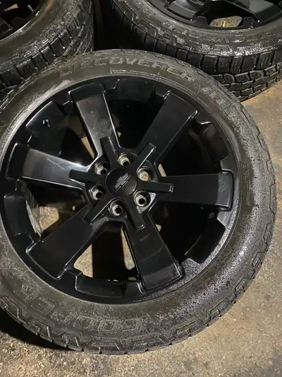 2018 and other applicable year rims with tires. Whole package 22” factory rims 285/45/R22 Cooper Dis...