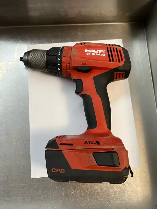 HILTI SF 6H-A22 CORDLESS HAMMER DRILL 1/2” WITH BATTERY in Power Tools in City of Toronto - Image 3