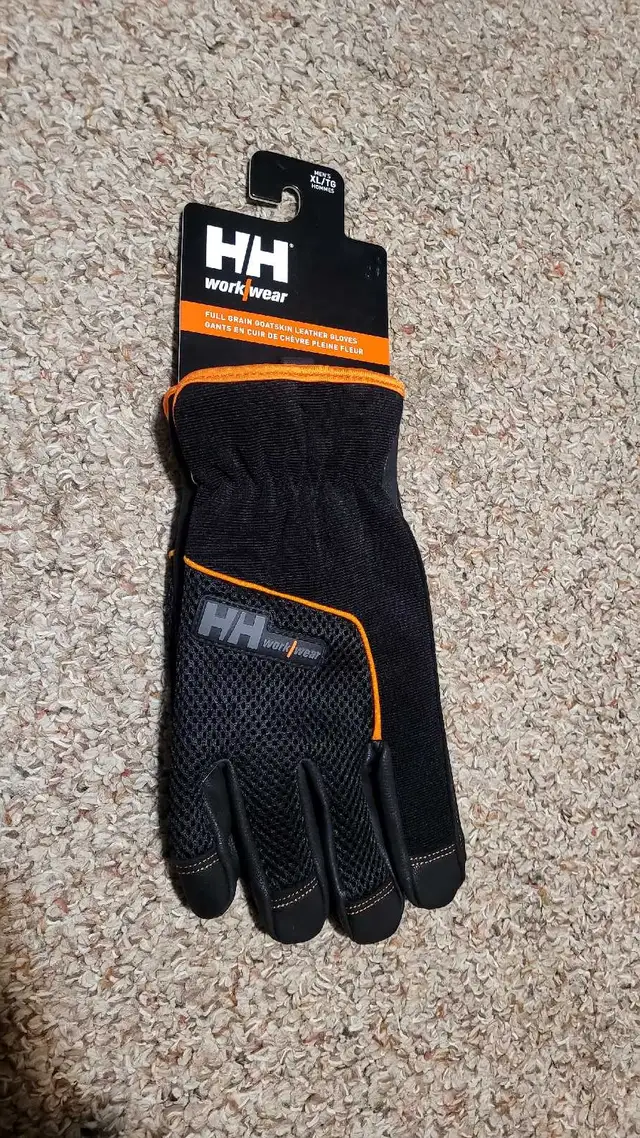 XL Helly Hansen Goatskin Leather Gloves