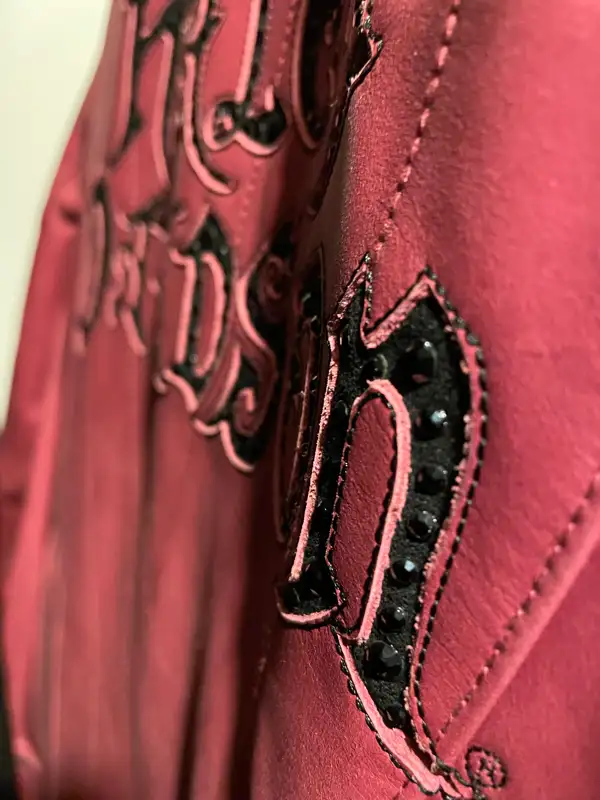 Womens' Harley Davidson 'Pinky Tuscadero' Leather Jacket - Pink in Women's - Tops & Outerwear in Mississauga / Peel Region - Image 5