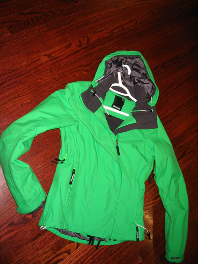 LADIES BRIGHT GREEN BENCH SKI / SNOWBOARD JACKET, View more