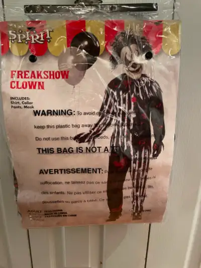Freakshow Clown costume, View more