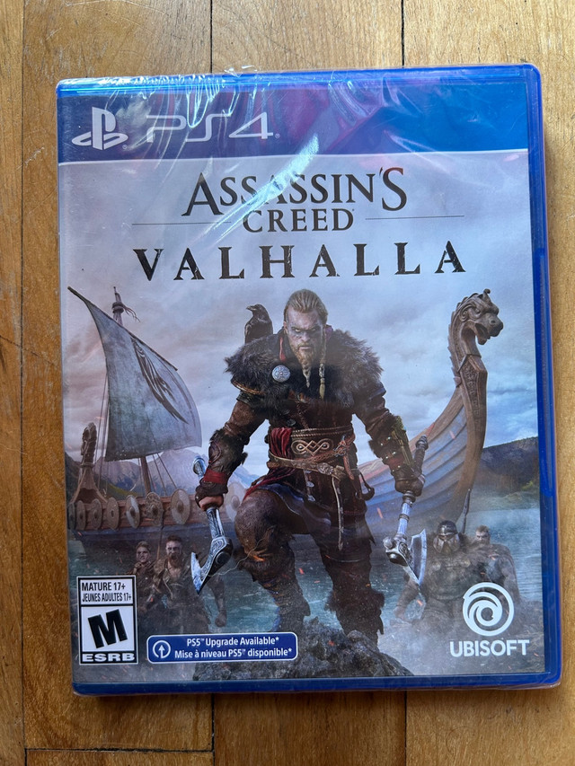 Assassins Creed valhalla PS4 neuf scellé NEW sealed dans Sony PlayStation 4  à Ville de Montréal