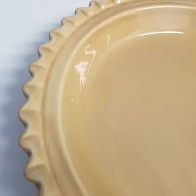 Scalloped Ceramic Serving Pie Plate, Home Decor, View more