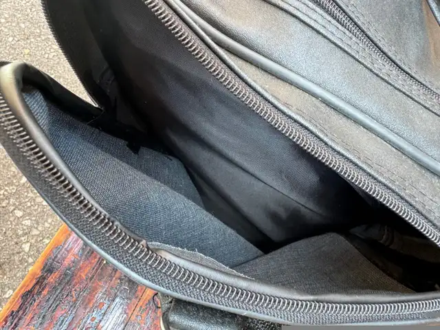 Faux Leather Black Tote65151223492097123