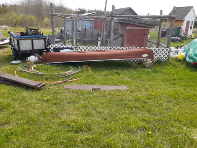 Package deal - 2 canoes 14ft-16ft The blue canoe is Vintage Handmade from one of Canadas Best Canoe...