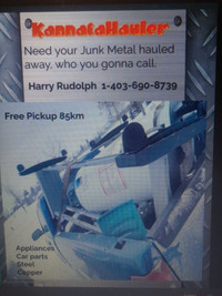 At free metal/scrap pickup 
Kannata hauler 