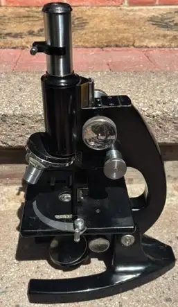 Vintage Bausch and Lomb optical microscope excellent working, View more