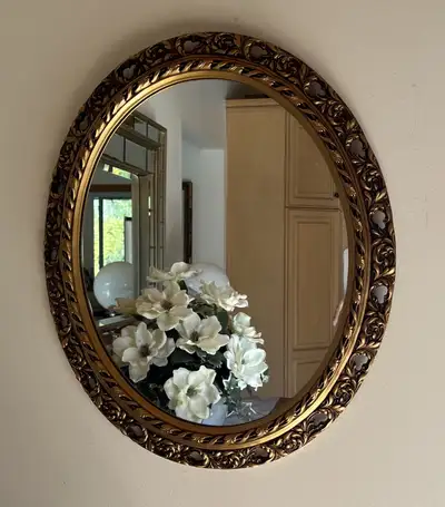 Vintage Gold Framed Mirror, View more