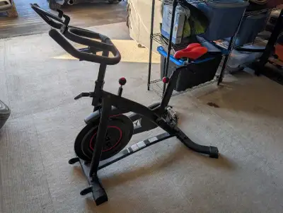 Get ready to elevate your home workouts with this Bowflex spin bike, designed for cardio enthusiasts...