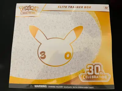 Pokemon 30th Celebration Anniversary Elite Trainer Box, View more
