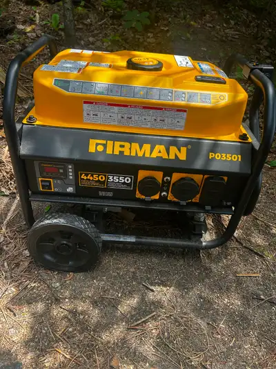 Priced reduced Firman Generator for sale, View more