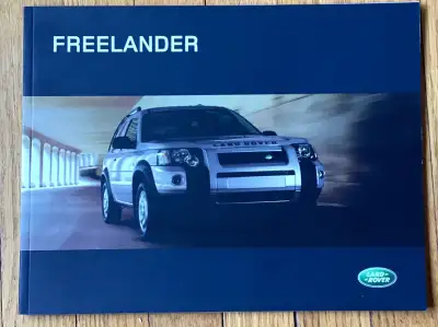 2004 LAND ROVER FREELANDER AUTO BROCHURE FOR SALE, View more