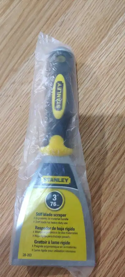 3" 76mm Stanley Stiff blade scraper, View more