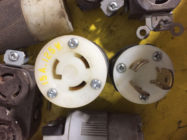New and used 15 amp 125 volts twist locks in Electrical in Sudbury - Image 3