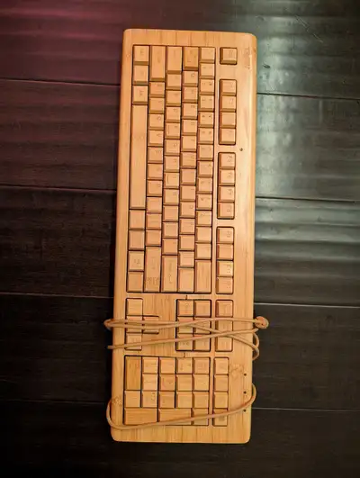 Bamboo Keyboard USB, View more