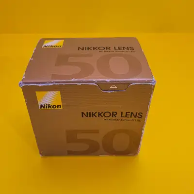 Nikon AF 50mm F1.8 Lens, View more