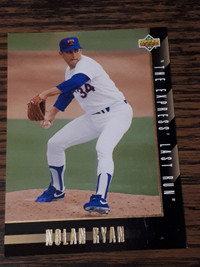 1993 Upper Deck Baseball Nolan Ryan SP6 Insert Card