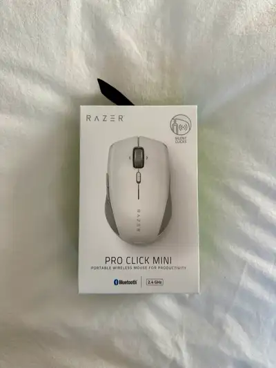Brand new Razer Pro Click Mini wireless mouse for sale. Still in box as received from Razer and neve...
