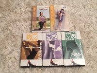 Five Pilates VHS tapes