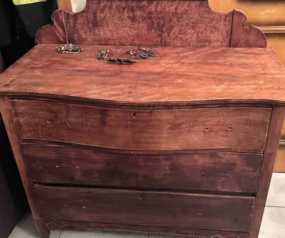 Commode antique en bois massif – bois de rose –, View more