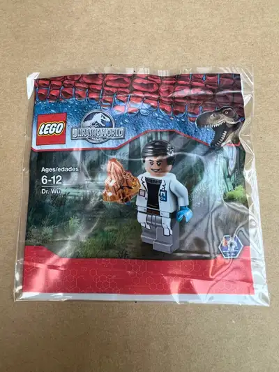 Lego JURASSIC WORLD 5000193818 Dr. Wu Polybag - HTF ! / NEW !, View more