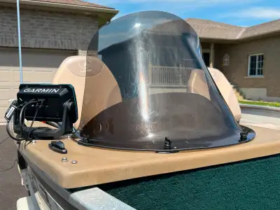 Turnkey Package with Many Upgrades: SHORELANDER TRAILER (Folding Tongue), Spare Tire, Bearing Buddie...