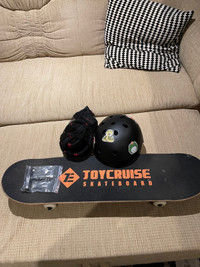Skateboard Skate Helmet with Protective Gear