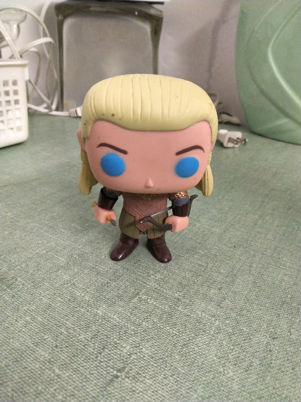 Legolas greenleaf (blue eyes) funko pop 46 rare vaulted no box Arts & Collectibles City of